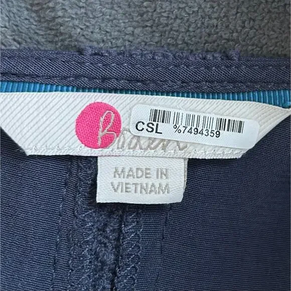 Boden Imi Jersey Trim Top long sleeve lace detail pleated boho bohemian navy 8 - Picture 10 of 11